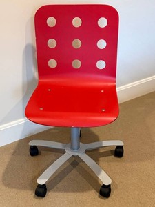 Swivel Chair - IKEA JULES Red Desk Chair