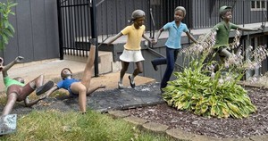 Bronze Sculpture - Prince Monyo Happy Days