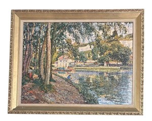 LL - Summer Fishing Print by Camille Pissarro