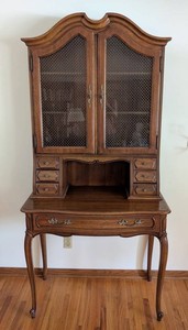 LR - Vintage Secretary Cabinet - Thomasville French Provincial Style