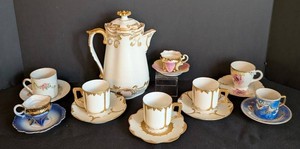 DR - Demitasse Cups & Teapot Mixed Lot