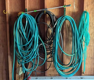 G - Garden Hose Mixed Lot With Sprayer Attachment