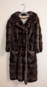 UB - Vintage Fur Jacket Fuhrmans Beverly Hills Brown Womens
