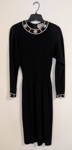 UB - Vintage Don Sayres Black Sequin Dress Size 12