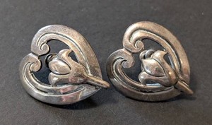 UB - Sterling Silver Clip-On Earrings