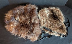 LR - Vintage Fur Hoods (Lot of 2)