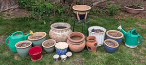 BY - Ceramic Planters Mixed Lot (Lot of 12)