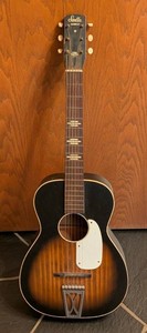LR - Vintage Acoustic Guitar Stella Harmony Sunburst