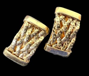 Vintage 14K Gold Clip-On Earrings