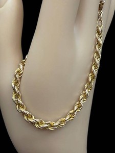 Gold Rope Bracelet 14K