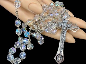 Vintage Beaded Rosary Roma