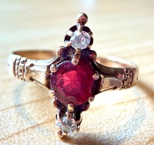 Vintage 14K Gold Ring Size 8.75