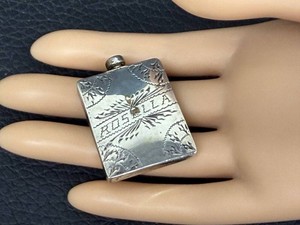 Vintage Sterling Perfume Bottle Arturos Hallmark