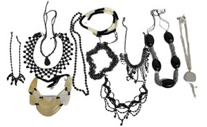 Fashion Jewelry Mixed Lot Black & White New Chicos Pieces