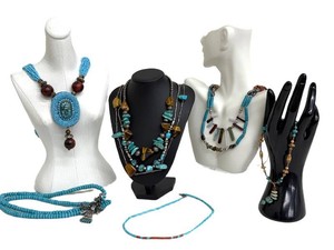 Southwest Style Jewelry Mixed Lot Vintage Les Bernard Necklaces