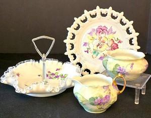 K - Vintage Lefton Porcelain Table Set (Lot of 4)
