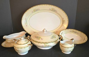 K - Vintage Noritake China Serving Pieces (Lot of 6)