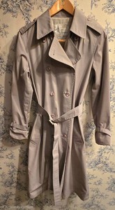 K - Vintage Womens Trench Coat - London Fog Maincoat Size 8 Regular