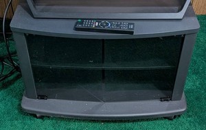 LL - TV Stand Black Entertainment Center