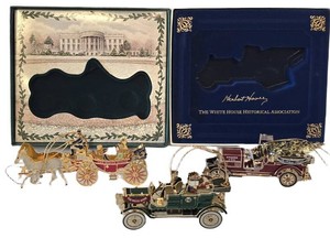 D - White House Historical Association Ornaments Trio (Lot of 3)