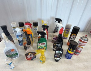 Lot of Car Cleaning Supplies & Other Miscellaneous Supplies