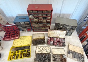 Lot of Miscellaneous Bolts, Screws, Pins & O-Rings