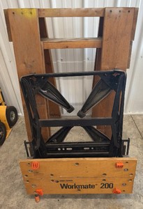 Workbench & Wooden Sawhorses