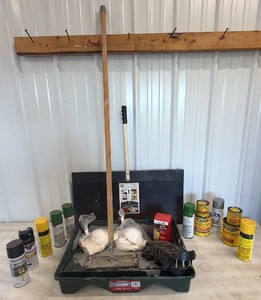 Lot of Miscellaneous Painting Supplies