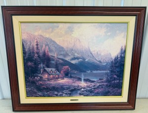 Thomas Kinkade Beginning of a Perfect Day Canvas Wall Art