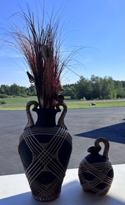 Set of Large Ceramic VaseJug Home Decor