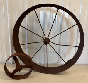 Lot of Antique Wheels