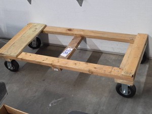 HEAVY DUTY FLATBED PLATFORM ON WHEELS