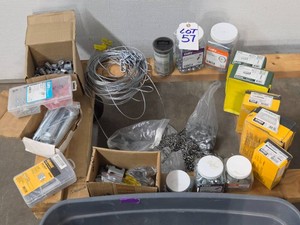 NEW ELECTRICAL PARTS &amp HARDWARE - TOTE FULL