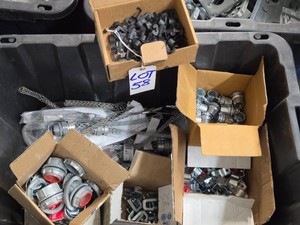 NEW ELECTRICAL PARTS &amp HARDWARE - TOTE FULL