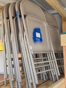 20 STEEL FOLDING CHAIRS