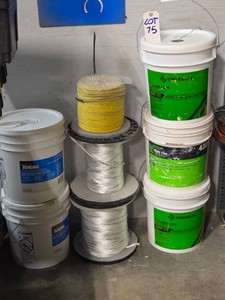 MEASURING PULL TAPE, PULLING LINE, AND SPOOL OF NYLON ROPE