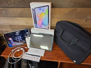 TWO TABLETS - IPAD AND SAMSUNG