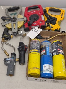 PROPANE TANKS &amp TORCHES, 100 FT. TAPE MEASURES