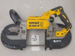 DeWALT&nbsp 20V MAX XR BRUSHLESS PORTABLE BAND SAW MODEL DCS374