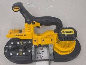 DeWALT&nbsp 20V MAX BRUSHLESS PORTABLE BAND SAW MODEL DCS371