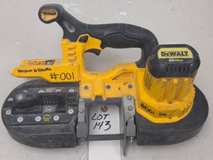 DeWALT&nbsp 20V MAX BRUSHLESS PORTABLE BAND SAW MODEL DCS371