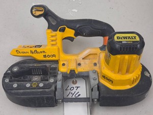 DeWALT&nbsp 20V MAX BRUSHLESS PORTABLE BAND SAW MODEL DCS371