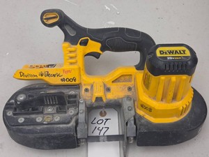DeWALT&nbsp 20V MAX BRUSHLESS PORTABLE BAND SAW MODEL DCS371