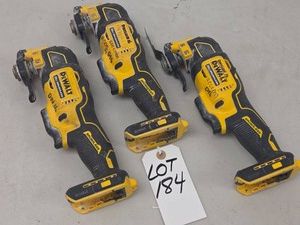 3 DeWALT CORDLESS OSCILLATING MULTI TOOLS&nbsp
