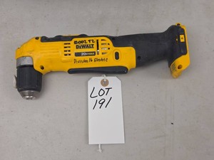 DeWALT CORDLESS 38 RIGHT ANGLE DRILL