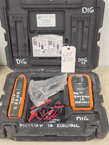 KLEIN TOOLS MODEL ET450T CIRCUIT TRACER TRANSMITTER AND ET450R RECEIVER KIT