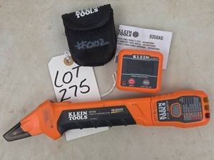 KLEIN TOOLS RECHARGEABLE THERMAL IMAGER MODEL 935DAG AND DIGITAL CIRCUIT BREAKER FINDER RECEIVER MODEL ET310