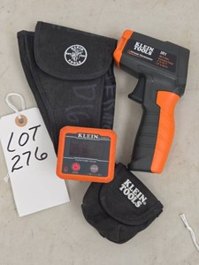KLEIN TOOLS RECHARGEABLE THERMAL IMAGER MODEL 935DAG AND INFRARED THERMOMETER MODEL IR1