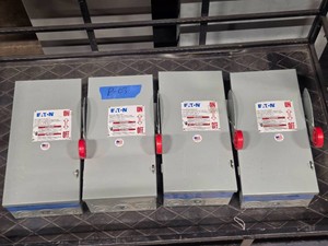 4 BRAND NEW EATON HEAVY DUTY SAFETY SWITCHES