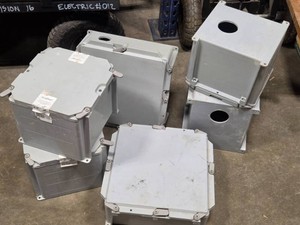 6 LARGE HEAVY DUTY PVC JUNCTION BOX ENCLOSURES
